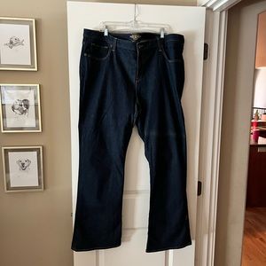 Lucky Brand Plus size (24w) straight leg Dark Denim Jeans